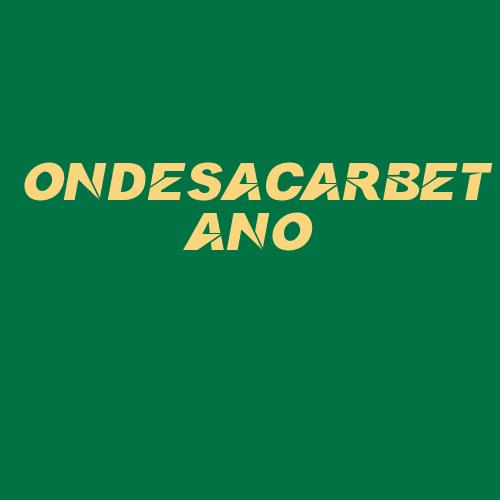 Logo da ONDESACARBETANO